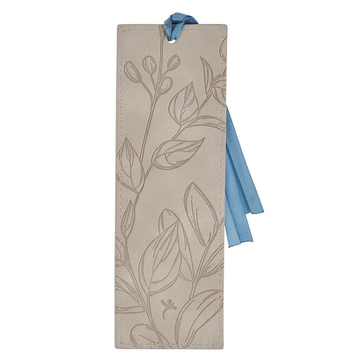 Prayer Changes Things Taupe Faux Leather Bookmark - Image 2