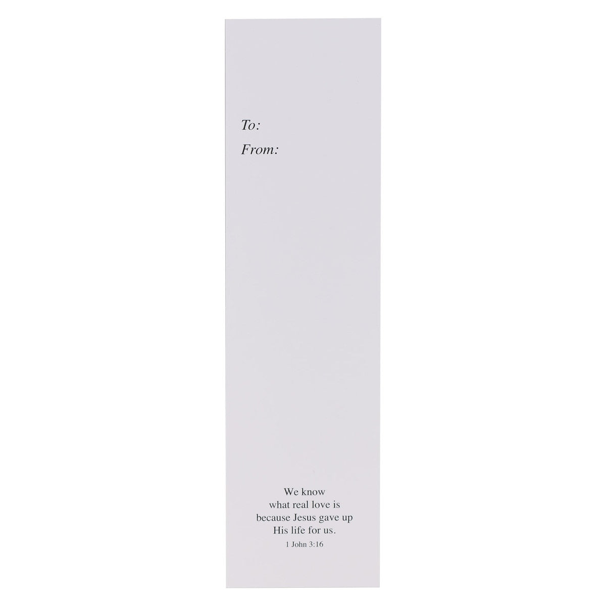Jesus Loves You Sunday School/Teacher Bookmark Set - 1 John 3:16 (10pcs/set)