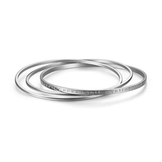 3-in-1 Spirit Fruit Bracelet (Stainless steel) - Color Silver