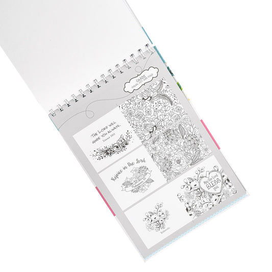The Word in Color Wirebound Coloring Book