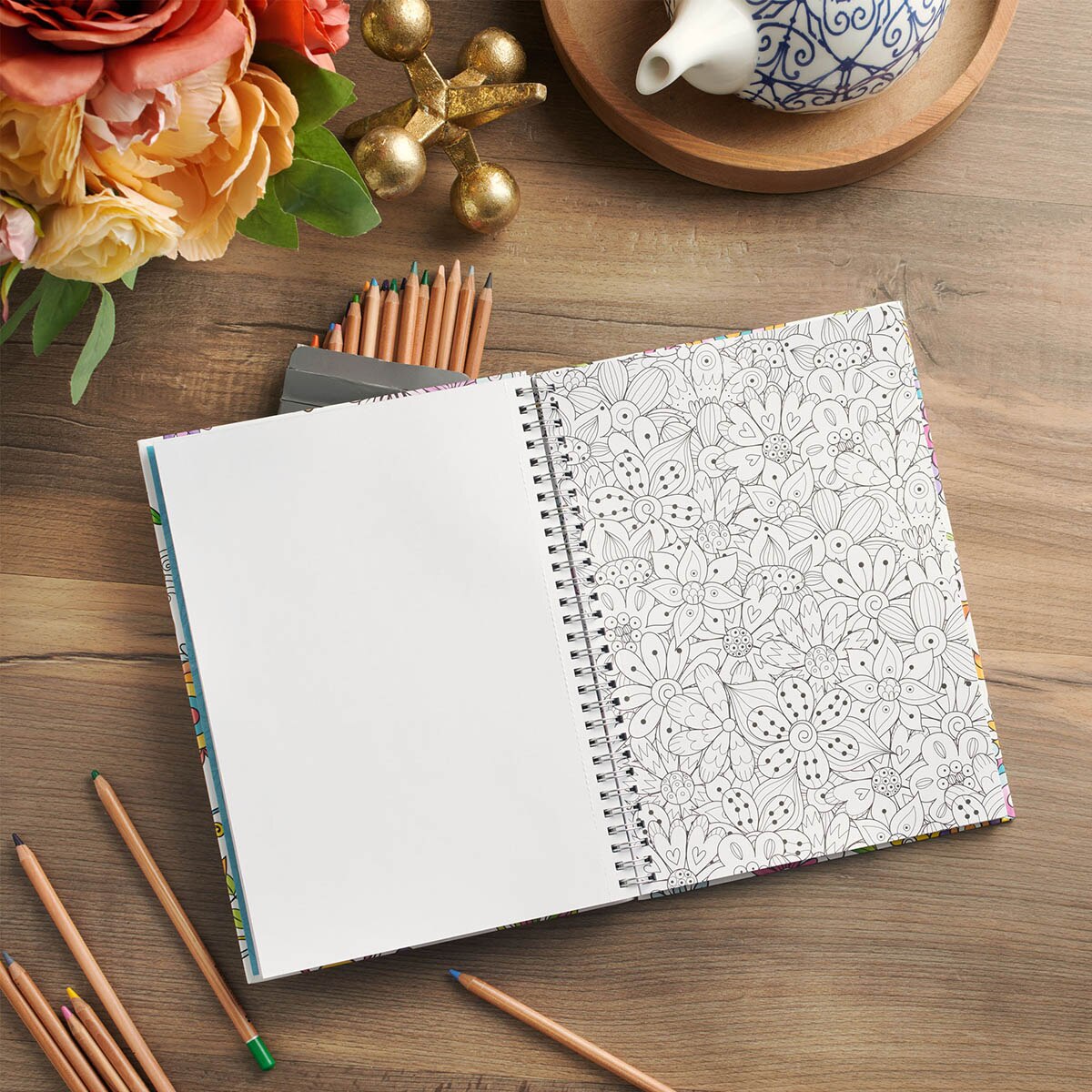 Coloring through the Psalms Spiral Coloring Book - Image 6