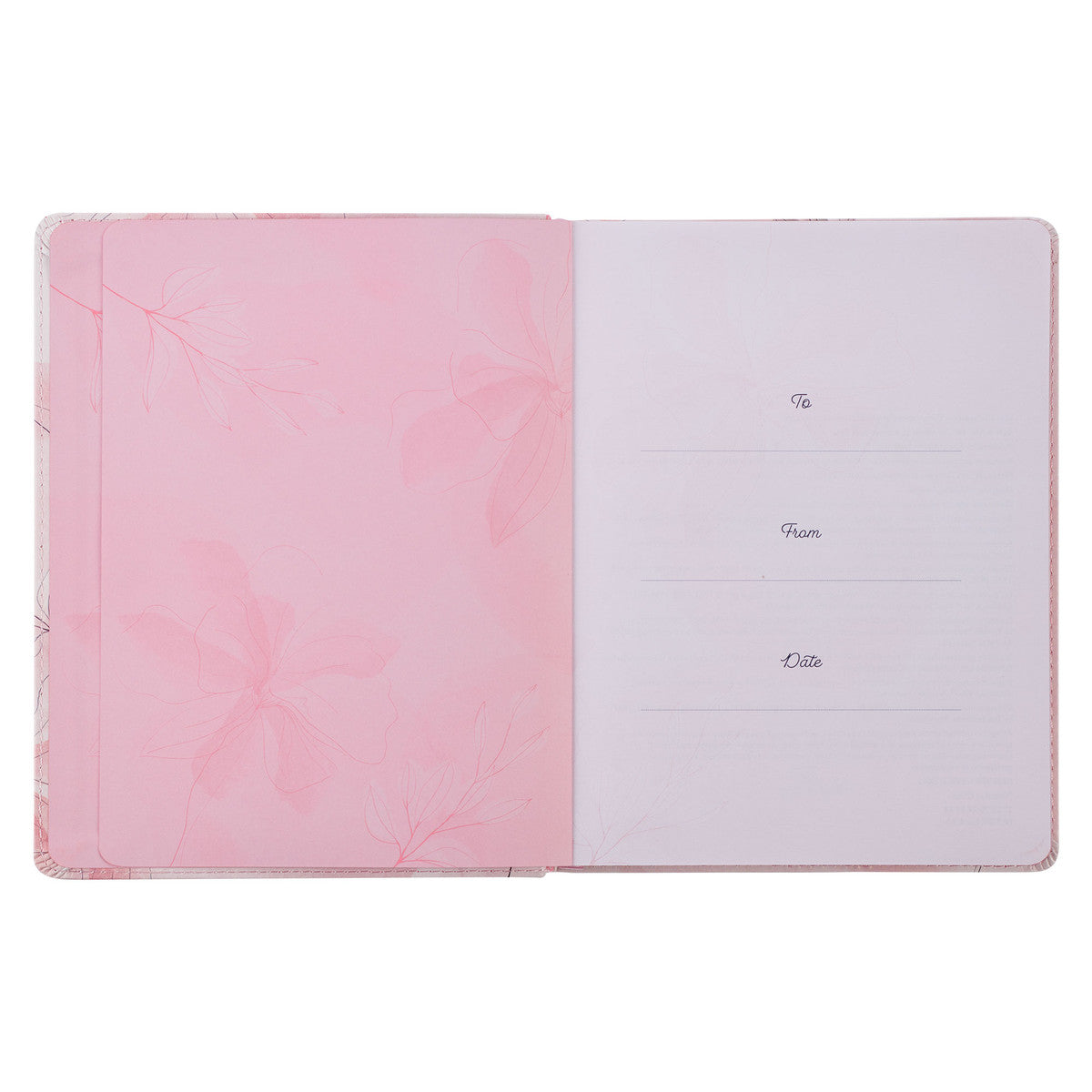 靈修書籍 - Rest in Me Pink Faux Leather Devotional