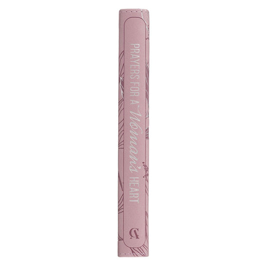 Prayers for a Woman’s Heart Dusty Pink Faux Leather Devotional