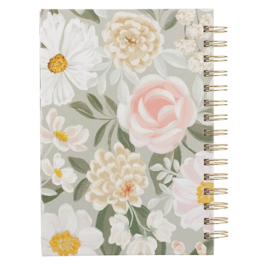 He Restores My Soul Green Garden Spiral Journal - Psalm 23:3 - Image 2
