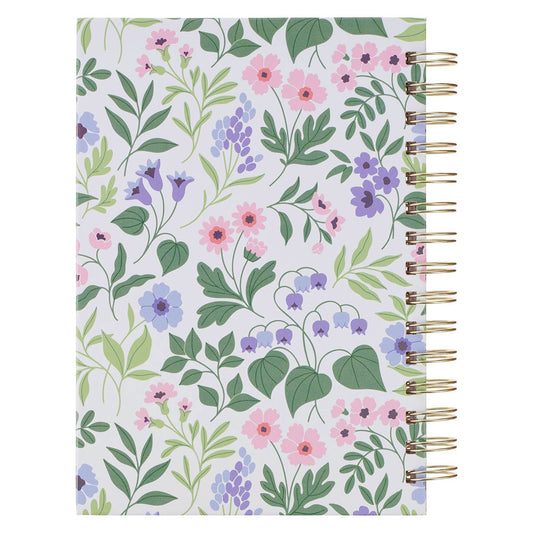 Faithful Promise Lavender Garden Spiral Journal - Heb 10:23 - Image 2