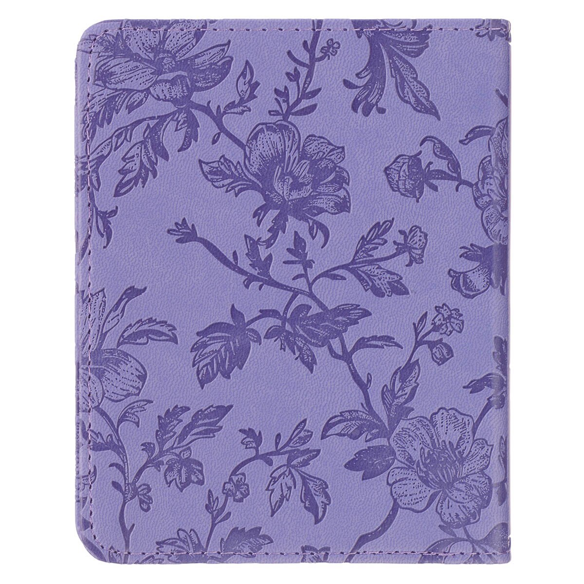 One-Minute Devotions®: Daily Encouragement for Women Purple Floral Faux Leather Devotional