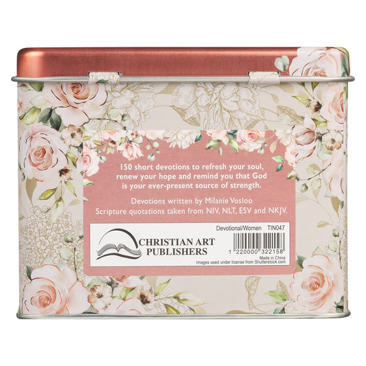 Strength for a Women's Heart Devotional Cards in a Tin