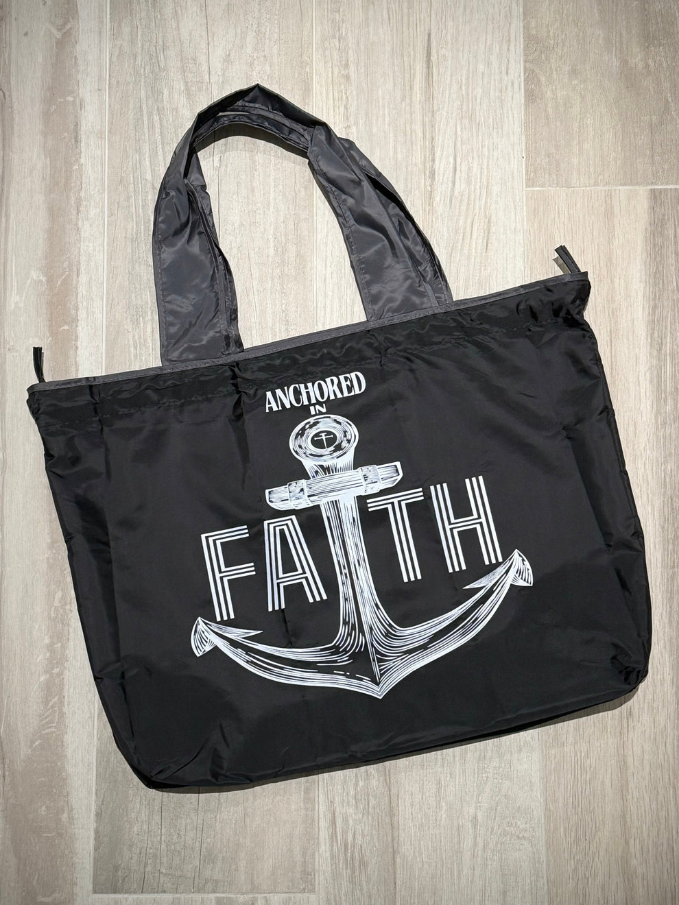 Eco-Friendly Tote Bag (Black & Grey)