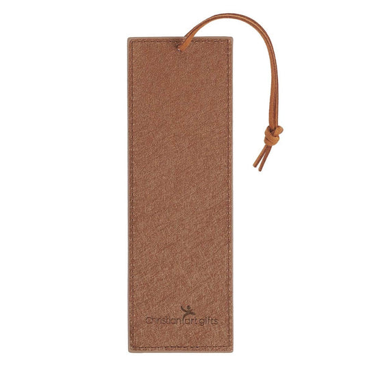 When She Speaks Faux Leather Bookmark - Proverbs 31:26 - Image 2