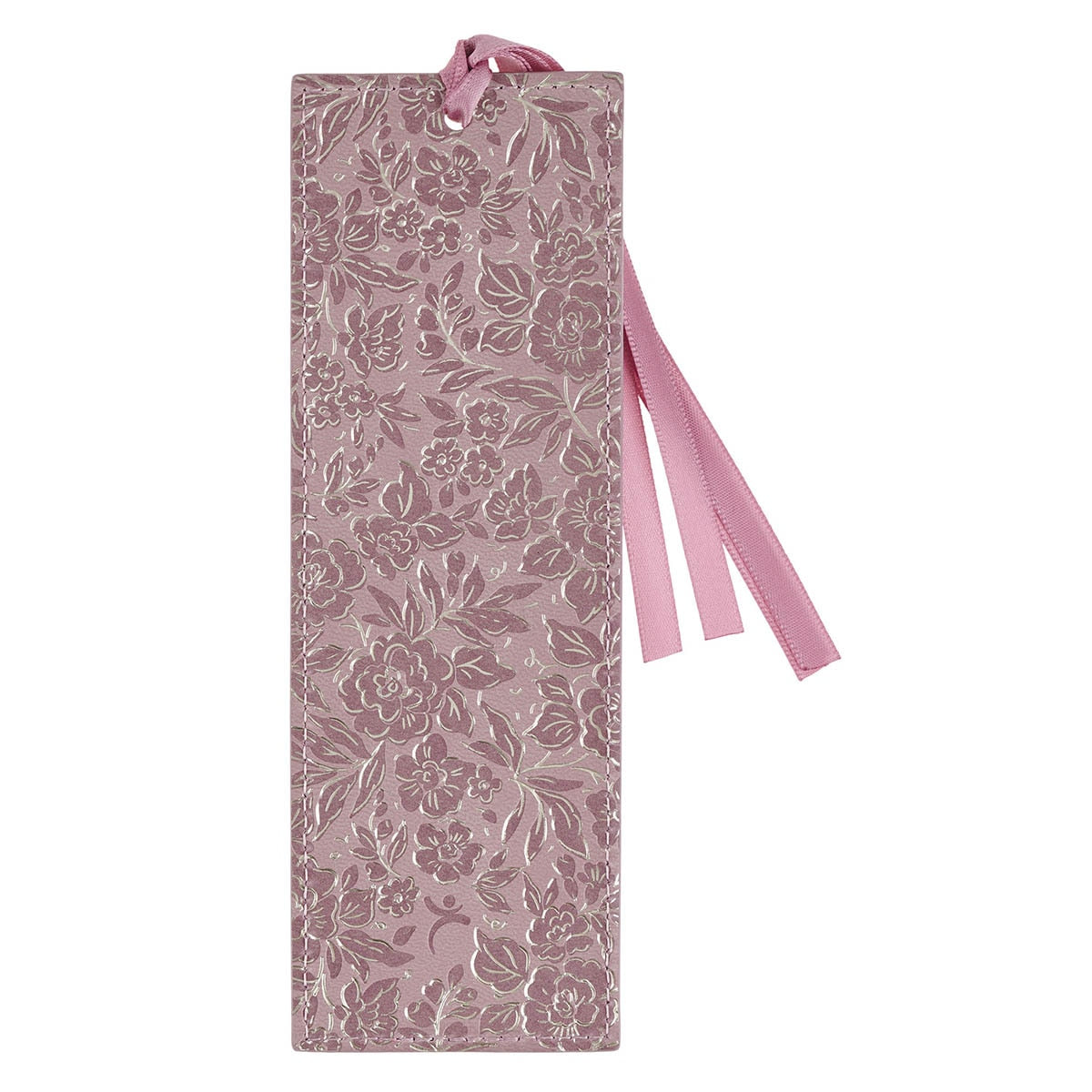 Be Still and Know Dusty Mauve Faux Leather Bookmark - Psalm 46:10 - Image 2