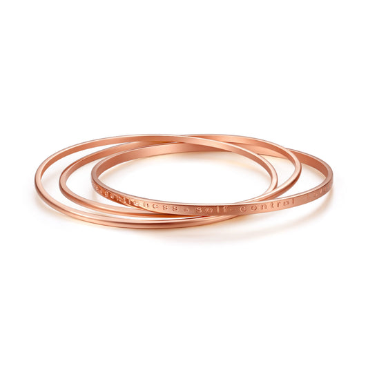 3-in-1 Spirit Fruit Bracelet (Stainless steel) - Color Rose gold