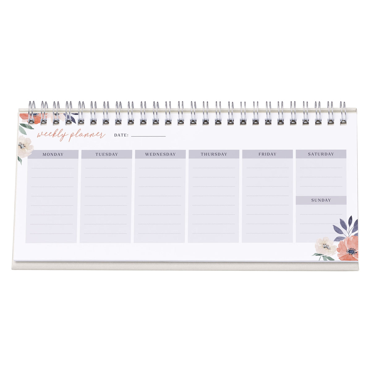 Love is Kind Coral Poppy Undated Weekly Planner