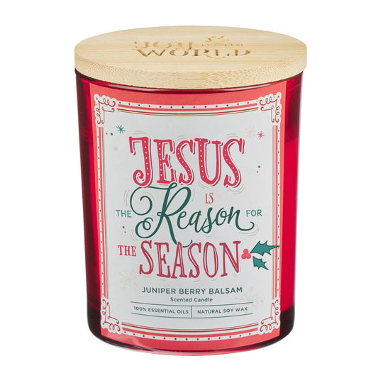 Jesus is the Reason Scented Candle in a Glass Jar (Christmas Special)