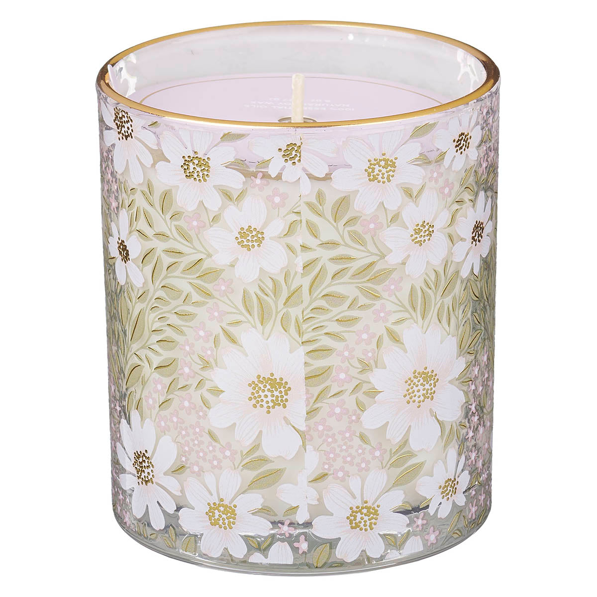 Bless and Keep You Cactus Blossom and Coconut Scented Candle in Glass Jar - Numbers 6:24 - Image 2