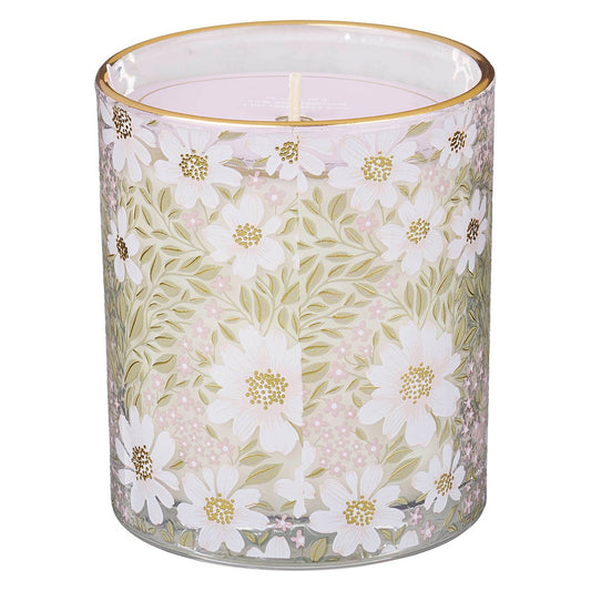 Bless and Keep You Cactus Blossom and Coconut Scented Candle in Glass Jar - Numbers 6:24 - Image 2
