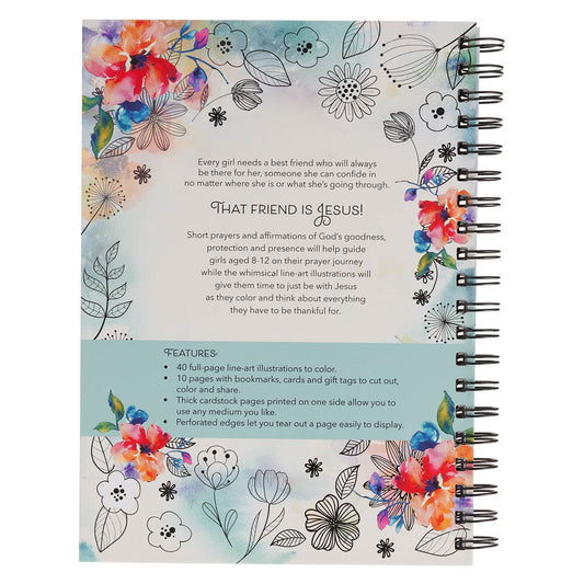 Prayers and Praises Coloring Book for Girls - Image 2