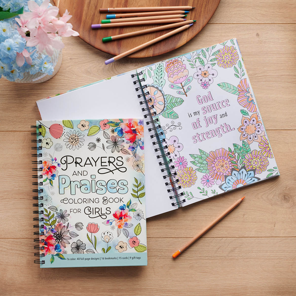 Prayers and Praises Coloring Book for Girls - Image 4