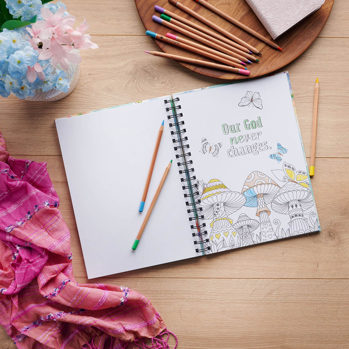 Prayers and Praises Coloring Book for Girls - Image 5