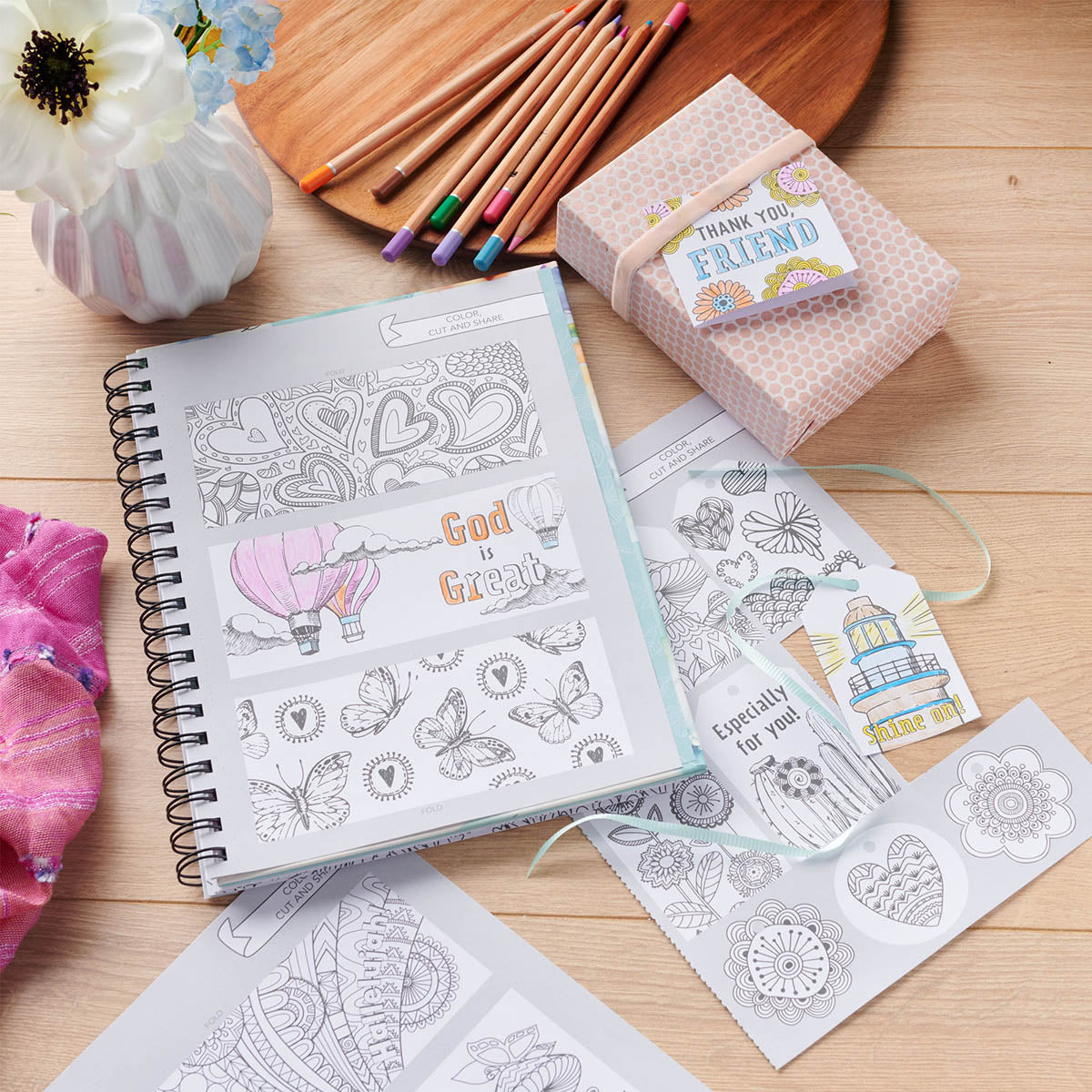 Prayers and Praises Coloring Book for Girls - Image 6