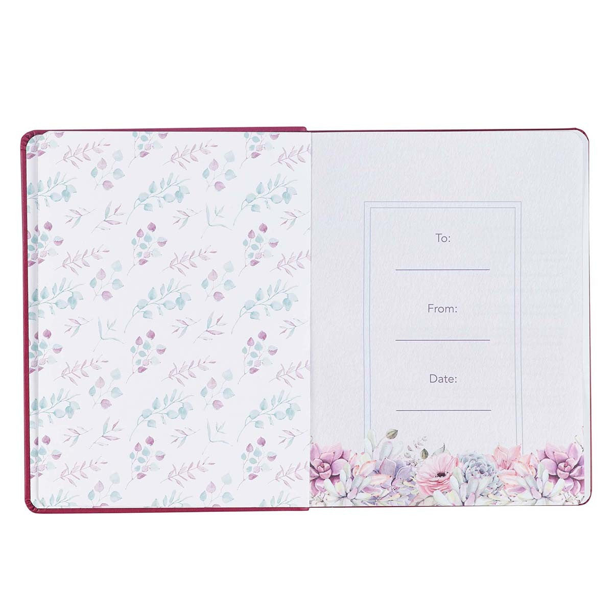 靈修書籍 - My Favorite Bible Verse Imperial Red Faux Leather Daily Devotional