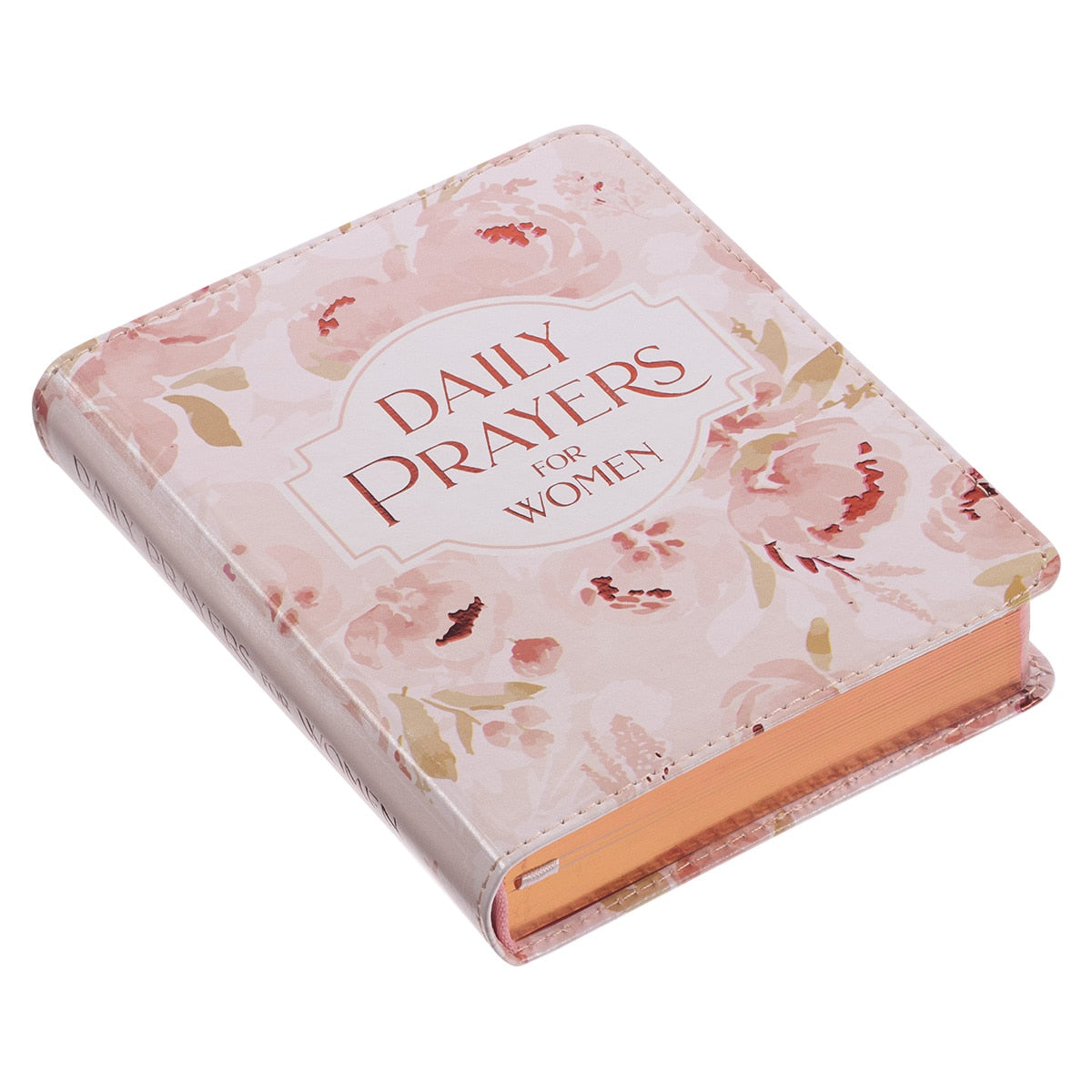 靈修書籍 - Daily Prayers for Women Pink Floral Faux Leather Devotional