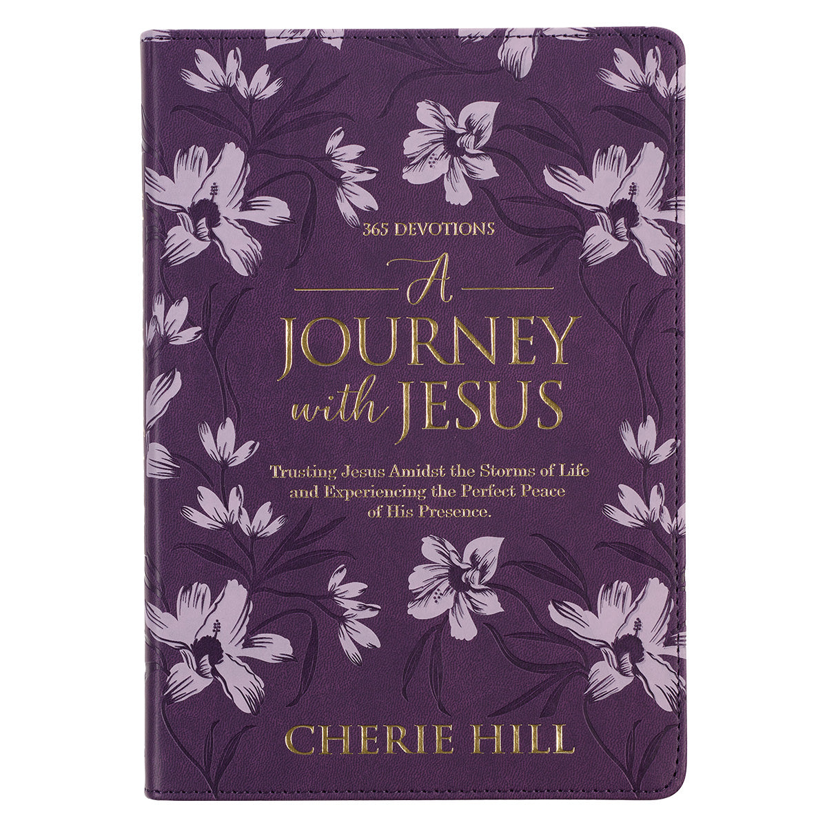靈修書籍 - A Journey with Jesus Purple Faux Leather Devotional