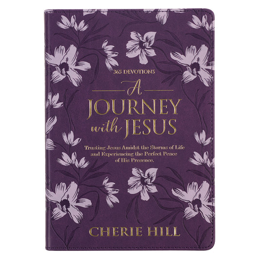 靈修書籍 - A Journey with Jesus Purple Faux Leather Devotional