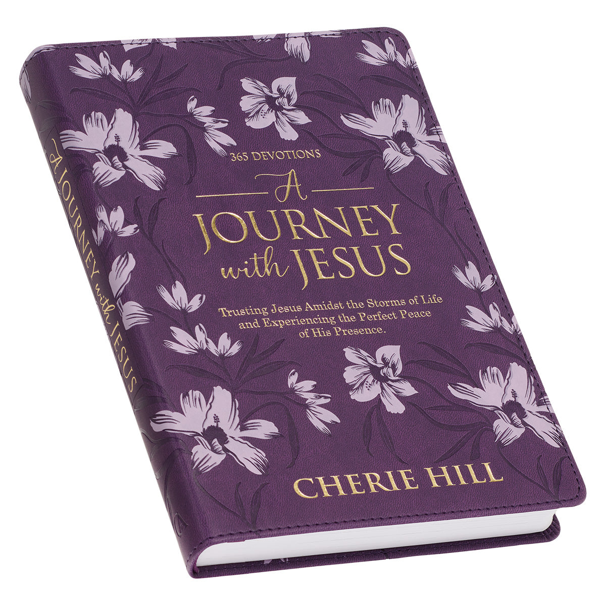 靈修書籍 - A Journey with Jesus Purple Faux Leather Devotional