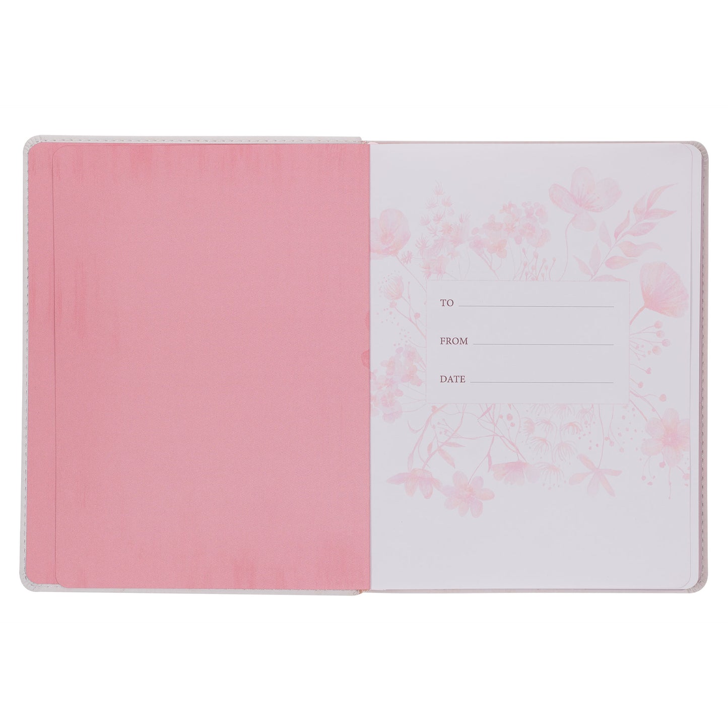 靈修書籍 - Walking in the Spirit Blush Pink Faux Leather Devotional
