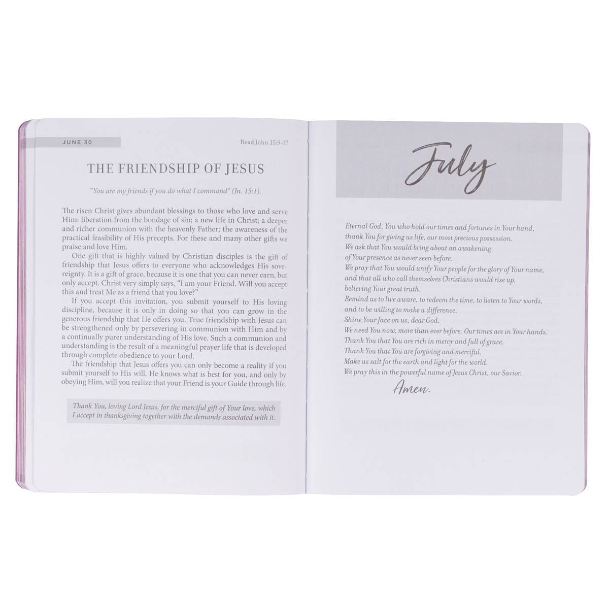 靈修書籍 - New Beginnings New Beginnings Pink Sunshine Field Softcover Devotional Softcover Devotional