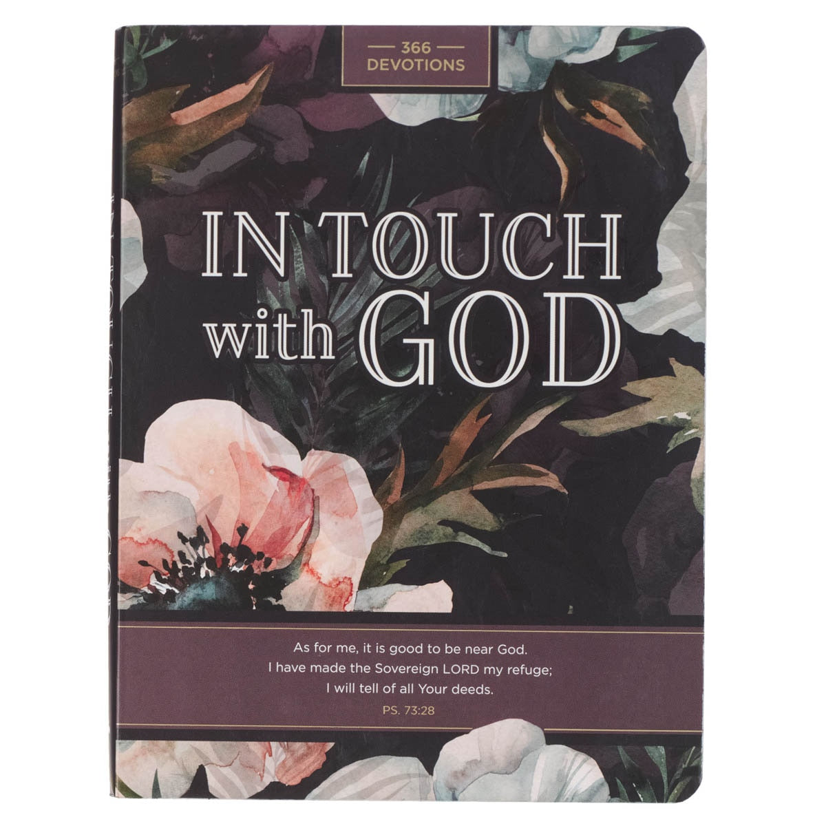靈修書籍 - In Touch with God Pink Floral Softcover Devotional