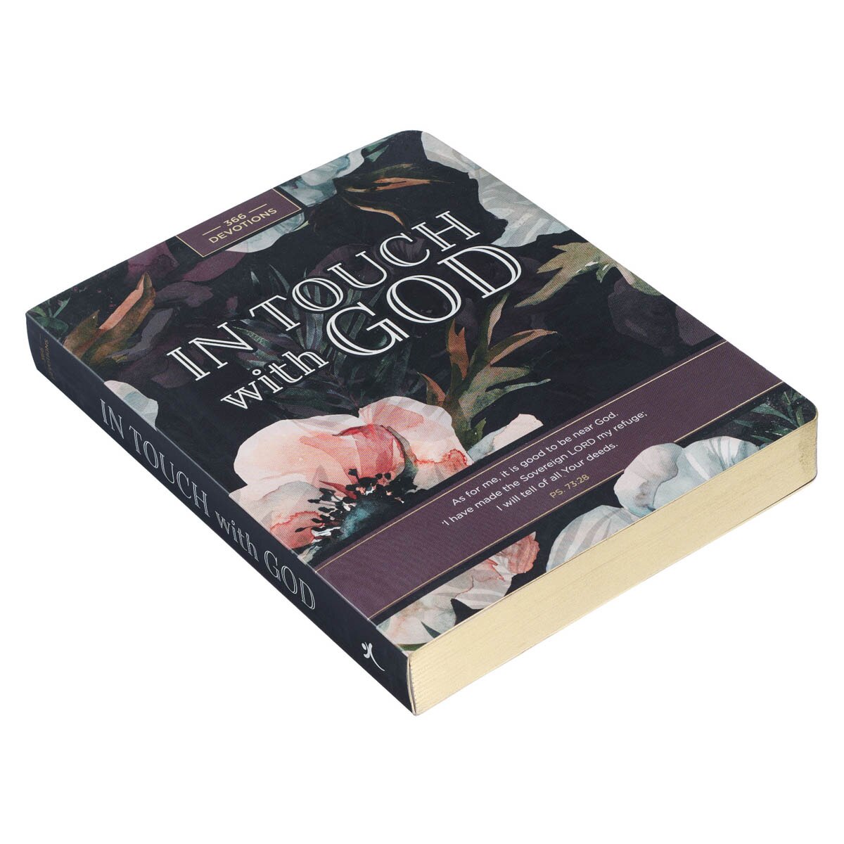 靈修書籍 - In Touch with God Pink Floral Softcover Devotional