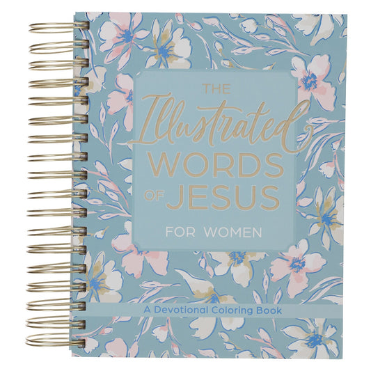 靈修書籍 - The Illustrated Words of Jesus for Women Wirebound Coloring Devotional