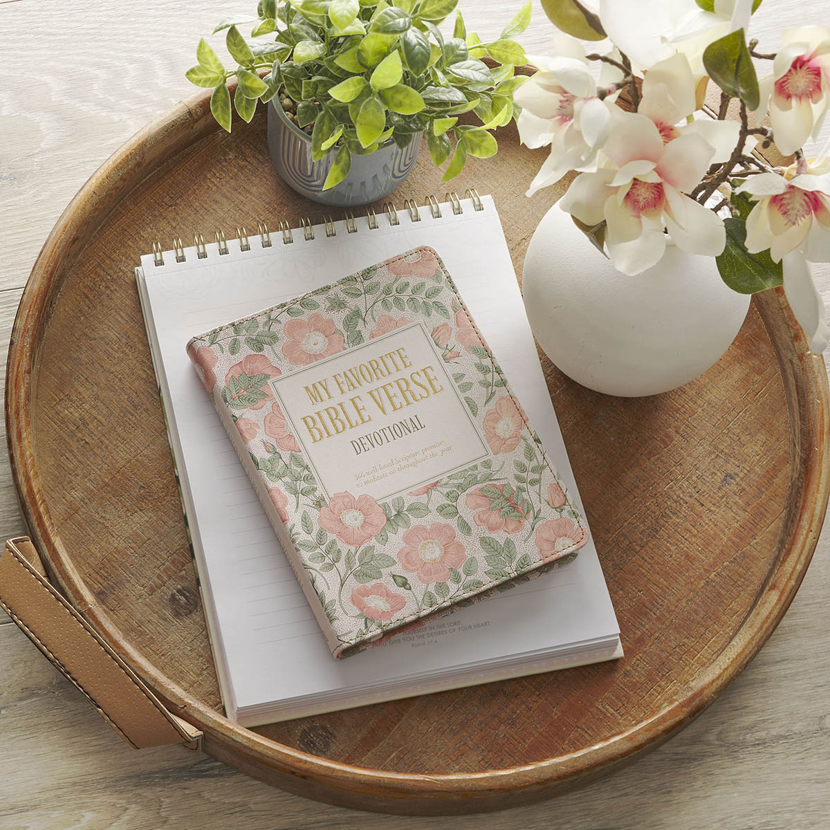My Favorite Bible Verse Pink Faux Leather Devotional for Women - Image 3