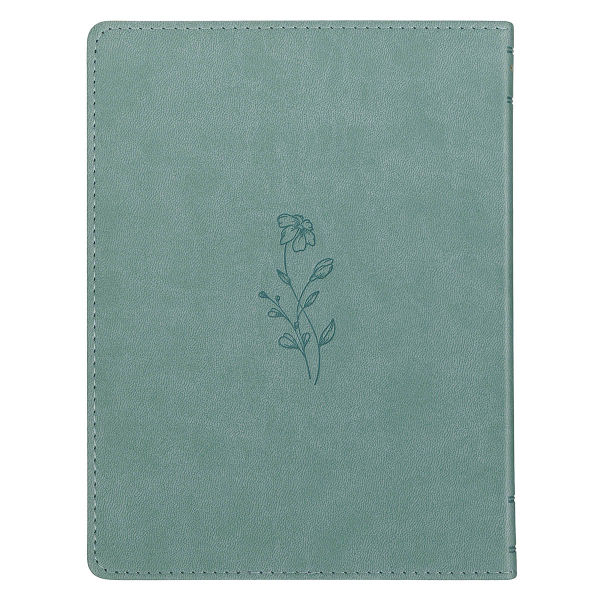 Be Still and Know I Am God Dusty Teal Faux Leather Devotional - Image 2
