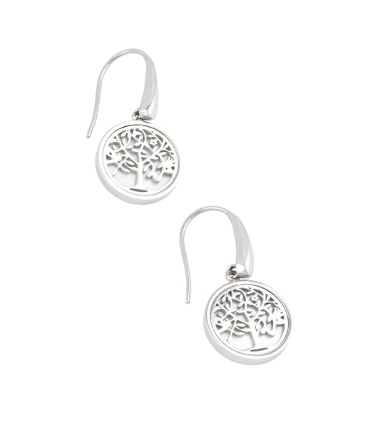 The Pearl of the Tree of life earrings (Stainless steel)