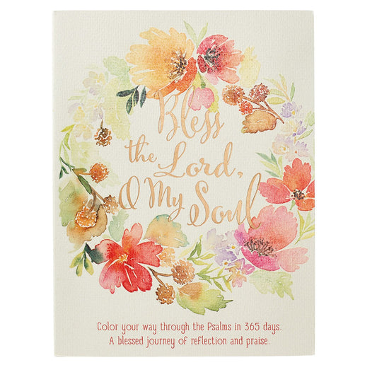 靈修書籍 - Bless the Lord, O My Soul Coloring Devotional - Psalms