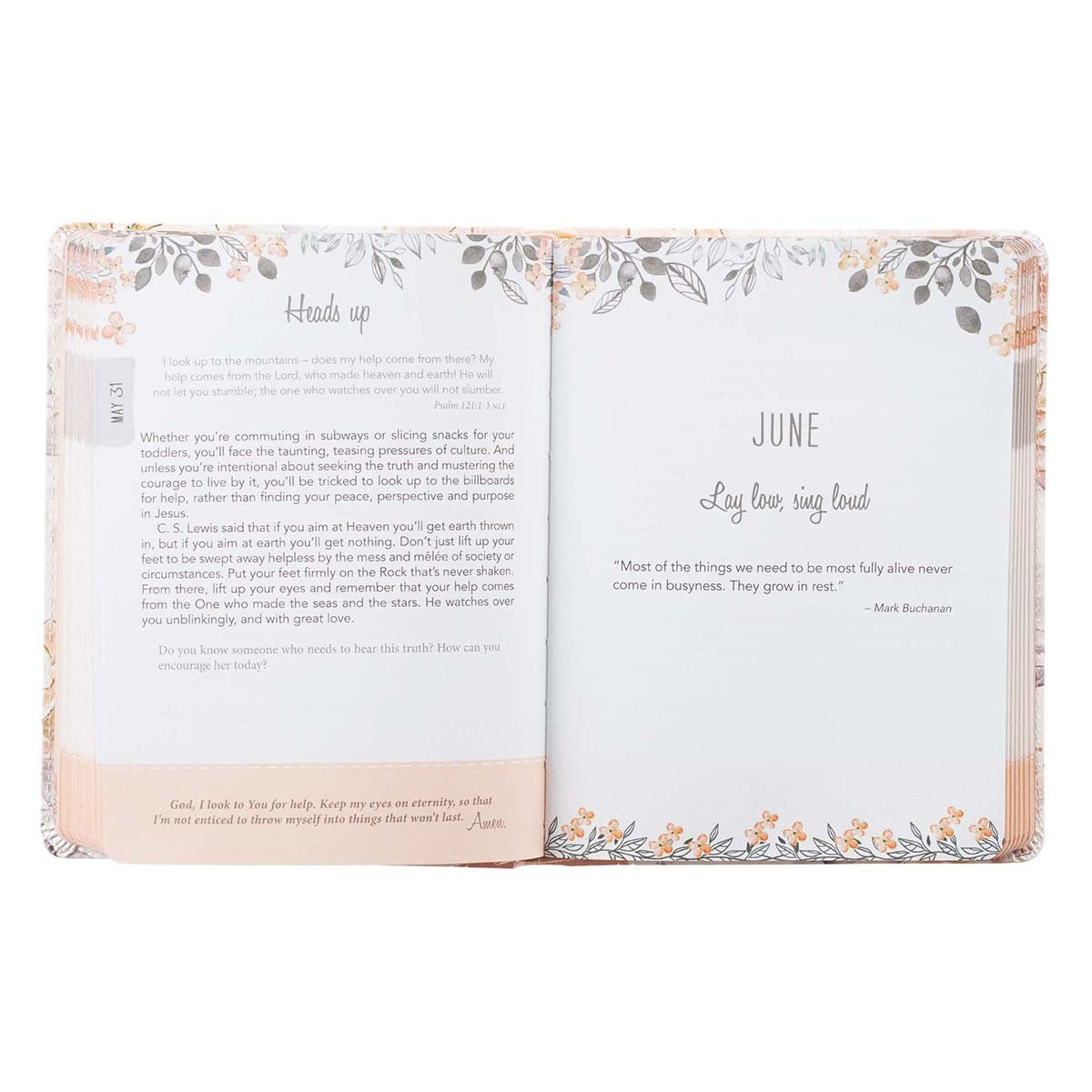 靈修書籍 - Walking in Grace Faux Leather Devotional