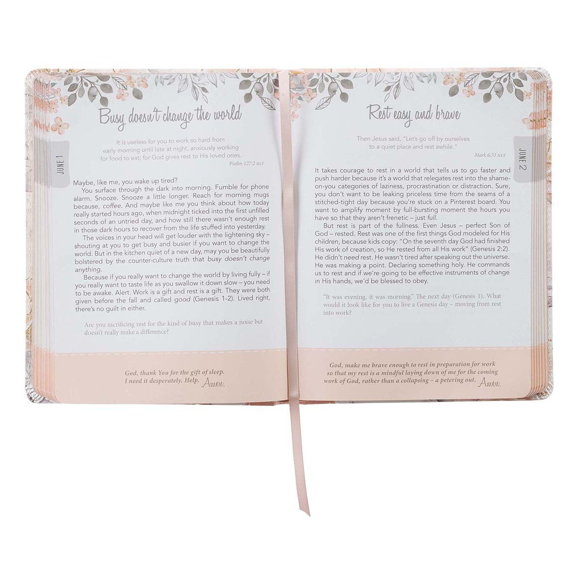 靈修書籍 - Walking in Grace Faux Leather Devotional