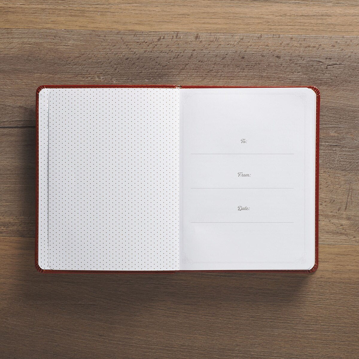199 Prayers for My Wife Saddle Tan Faux Leather Prayer and Journaling Guide - Image 4
