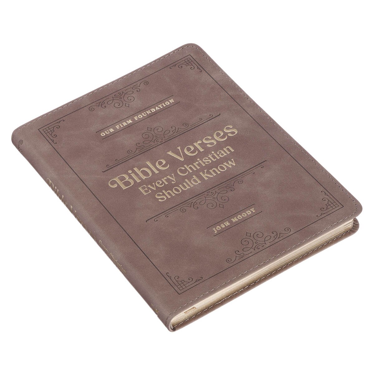 Bible Verses Every Christian Should Know Brown Faux Leather Devotional