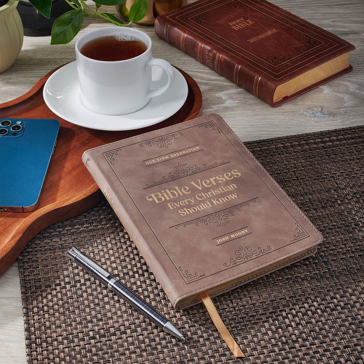 Bible Verses Every Christian Should Know Brown Faux Leather Devotional