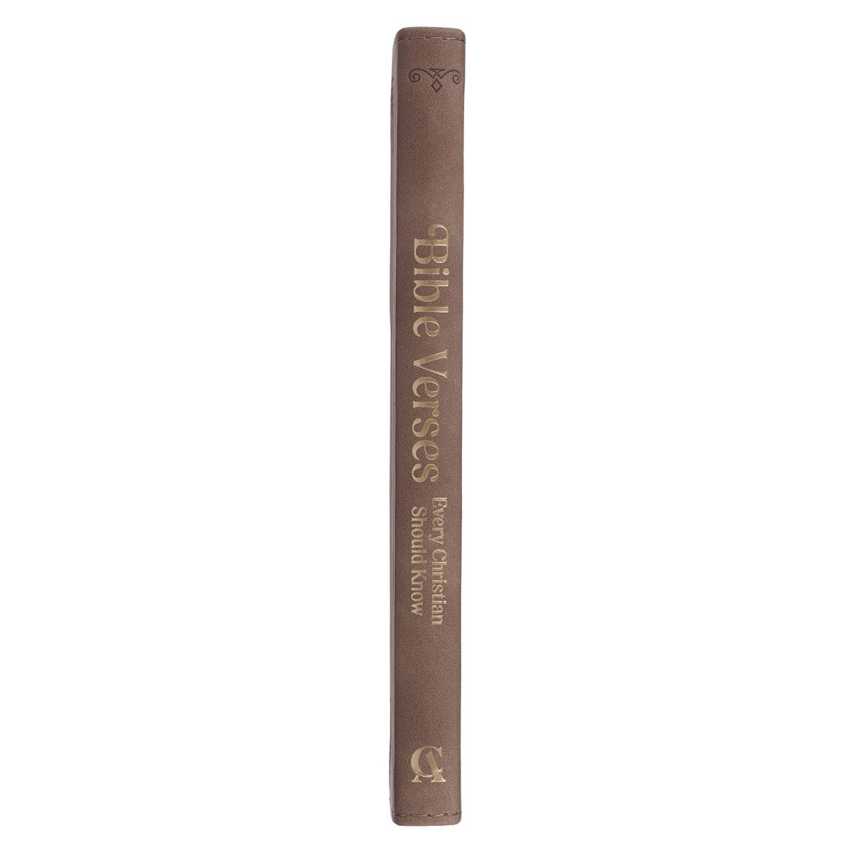 Bible Verses Every Christian Should Know Brown Faux Leather Devotional