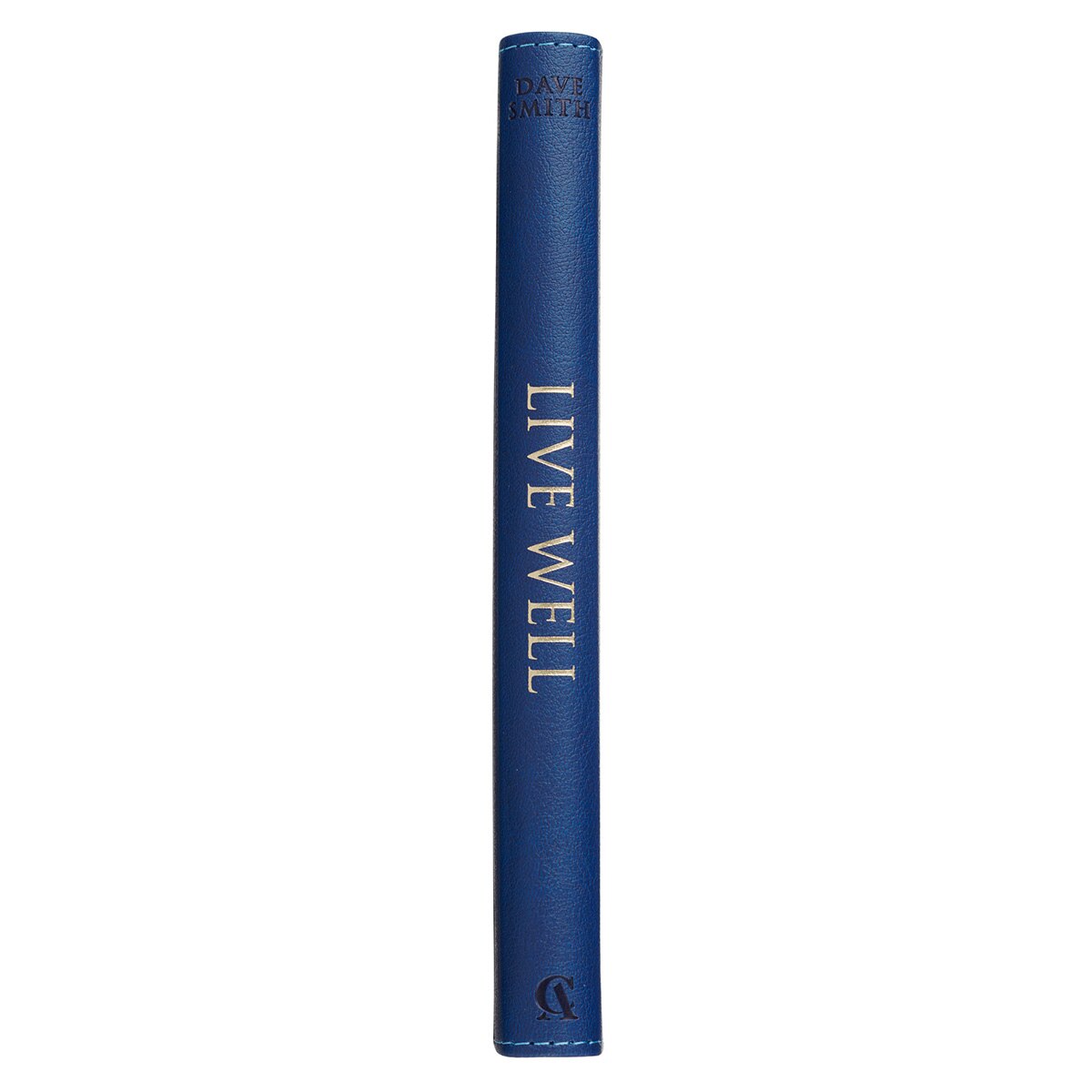 Live Well: God's Plan for Your Wellbeing Blue Faux Leather Daily Devotional