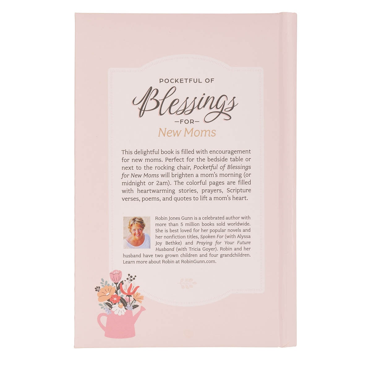 Pocketful of Blessings for New Moms Pink Hardcover Gift Book - Image 2