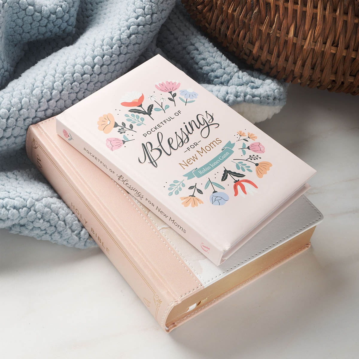 Pocketful of Blessings for New Moms Pink Hardcover Gift Book - Image 3
