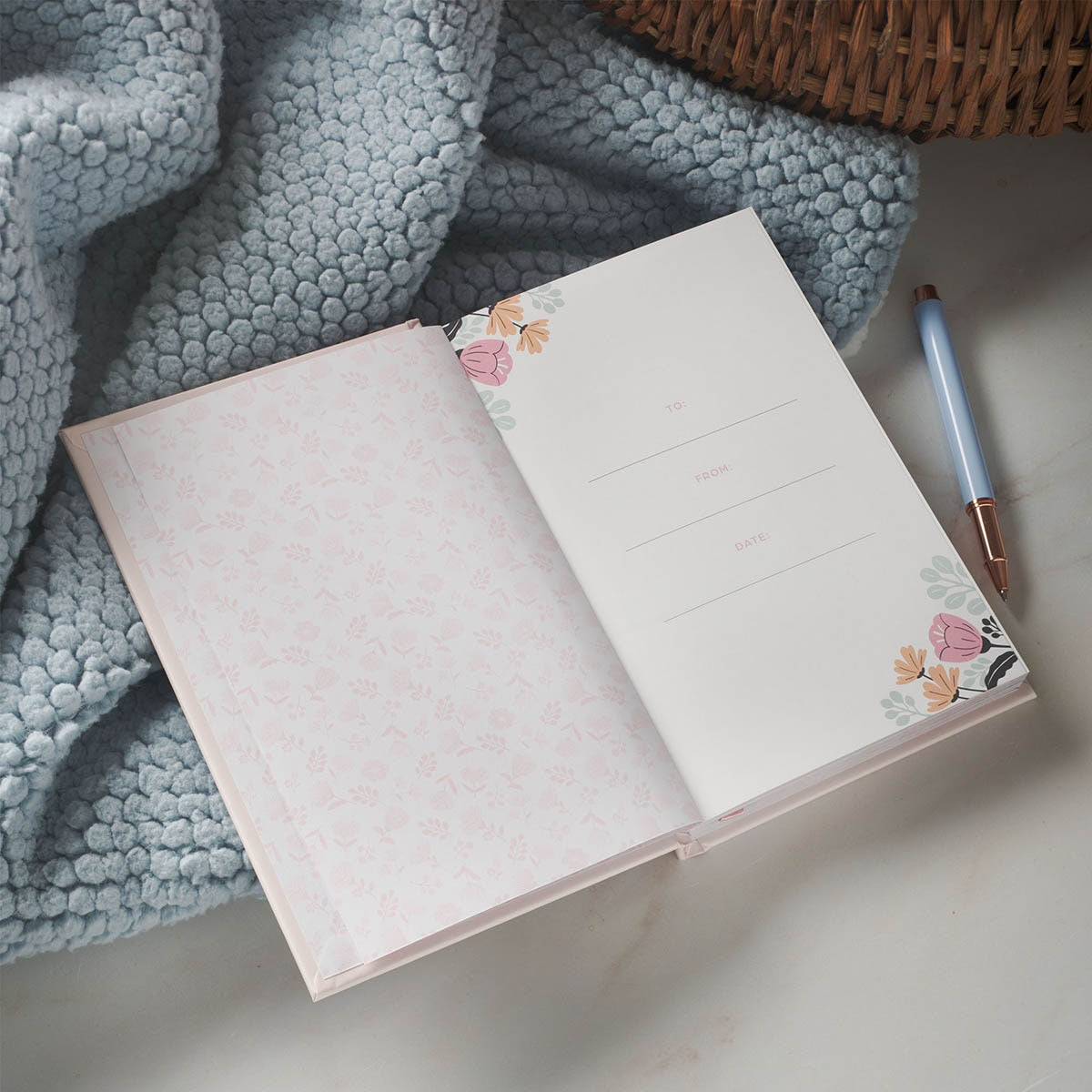 Pocketful of Blessings for New Moms Pink Hardcover Gift Book - Image 4