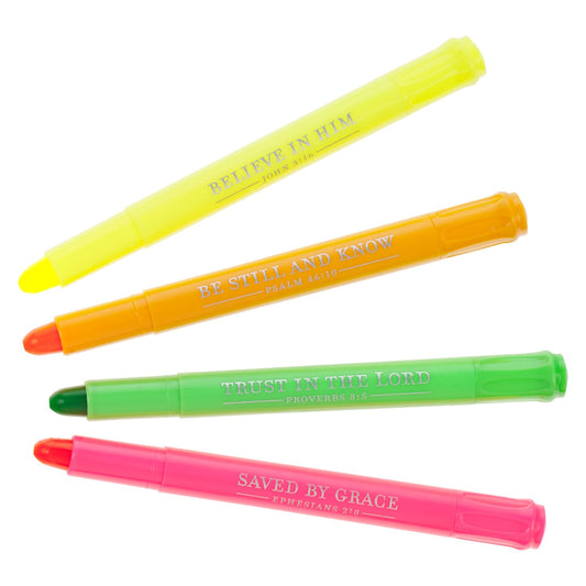 Twist and Glide 4 Piece Highlighter Set
