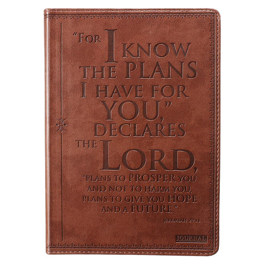I know the Plans Classic LuxLeather Journal - Jeremiah 29:1