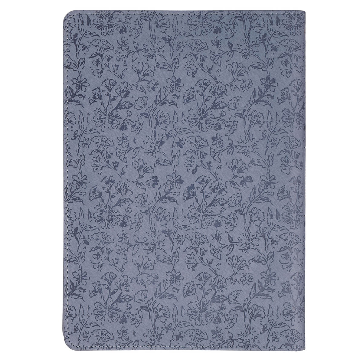 Strength and Dignity Blue Cottage Garden Faux Leather Classic Journal - Proverbs 31:25 - Image 2